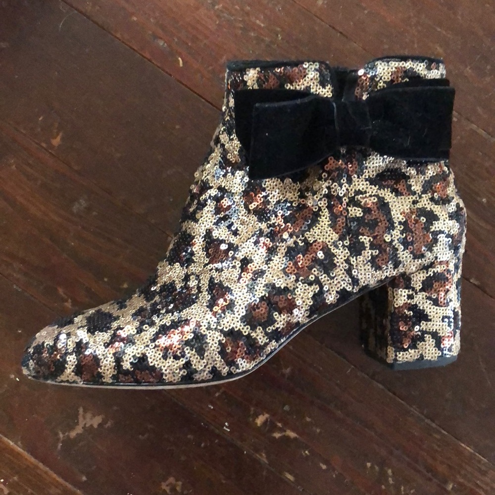 Kate Spade sequin booties!
